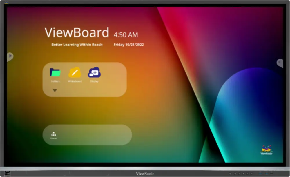Viewsonic IFP5550-5 pizarra blanca interactiva 139.7 cm (55") 3840 x 2160 Pixeles Pantalla táctil Negro HDMI