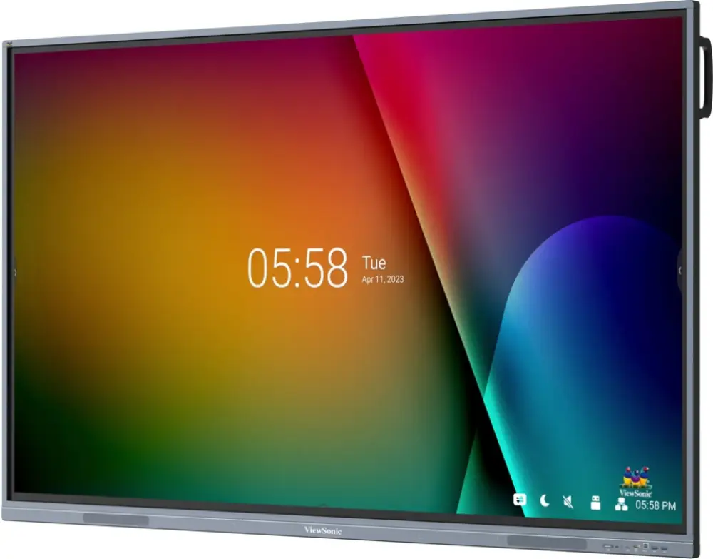 Viewsonic IFP7533-G pantalla de señalización Panel plano interactivo 190.5 cm (75") LCD 350 cd / m² 4K Ultra HD Negro Pantalla táctil Procesador incorporado Android 11 - detalle