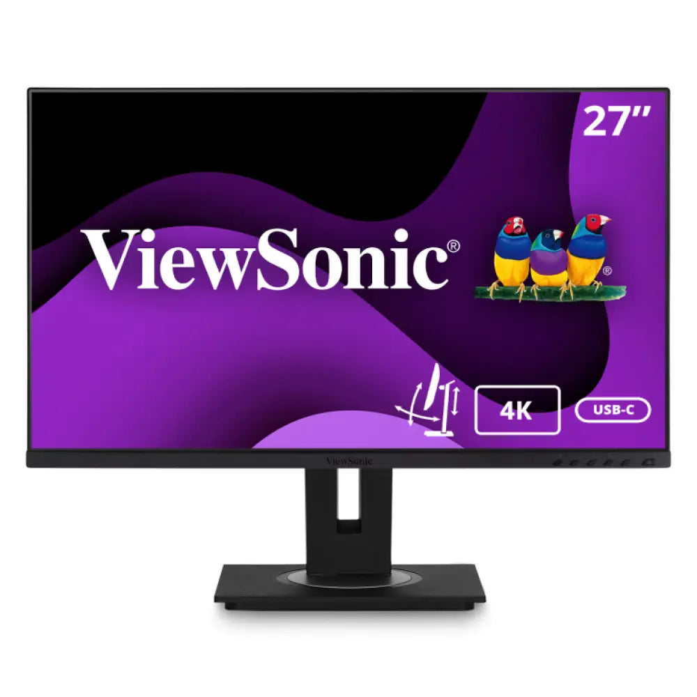 Viewsonic VG Series VG2756-4K pantalla para PC 68.6 cm (27") 3840 x 2160 Pixeles 4K Ultra HD LED Negro
