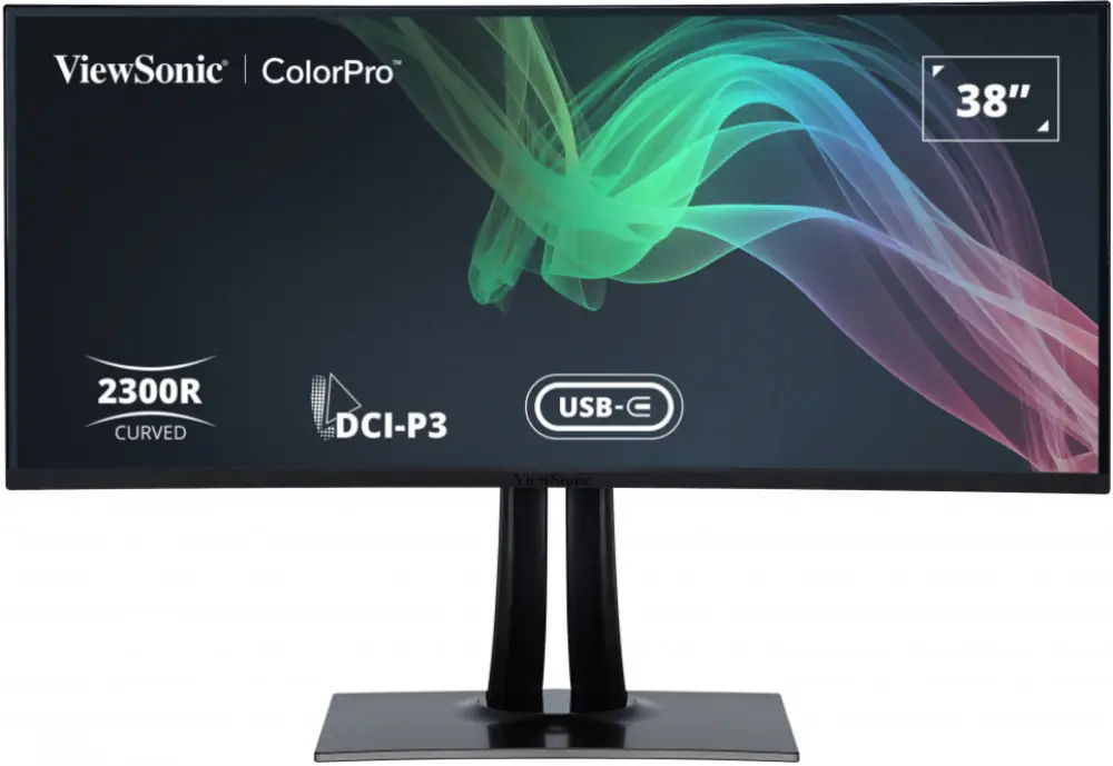 Viewsonic VP3881A pantalla para PC 96.5 cm (38") 3840 x 1600 Pixeles Quad HD+ LED Negro