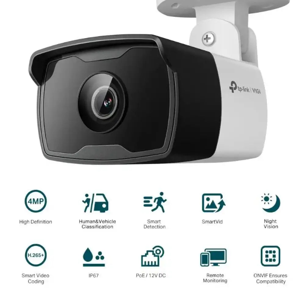 VIGI Cámara IP Bullet C340I 4MP Plástico IR 2.8mm - detalle