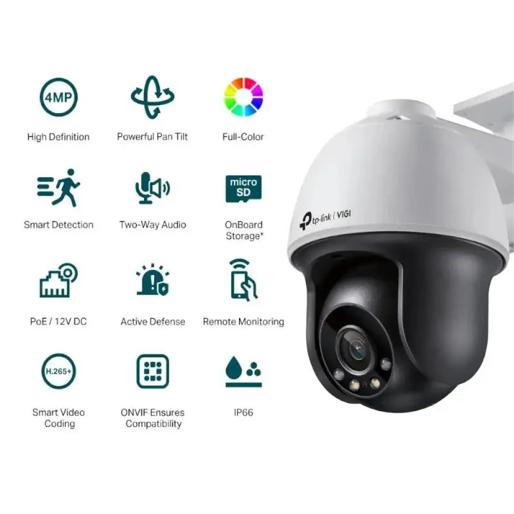 VIGI Cámara IP PT C540 4MP Plástico Full-Color 4mm - detalle