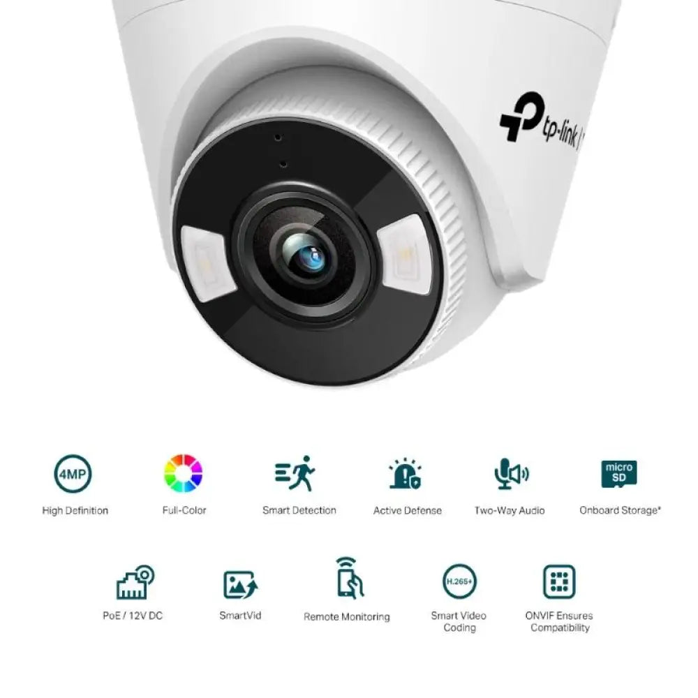 VIGI Cámara IP Turret C440 4MP Plástico Full-Color - detalle