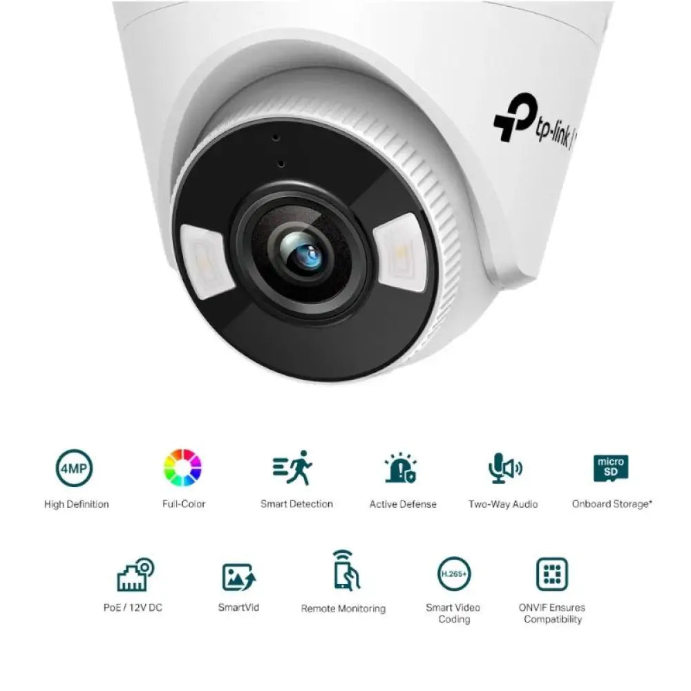 VIGI Cámara IP Turret C440 4MP Plástico Full-Color - detalle