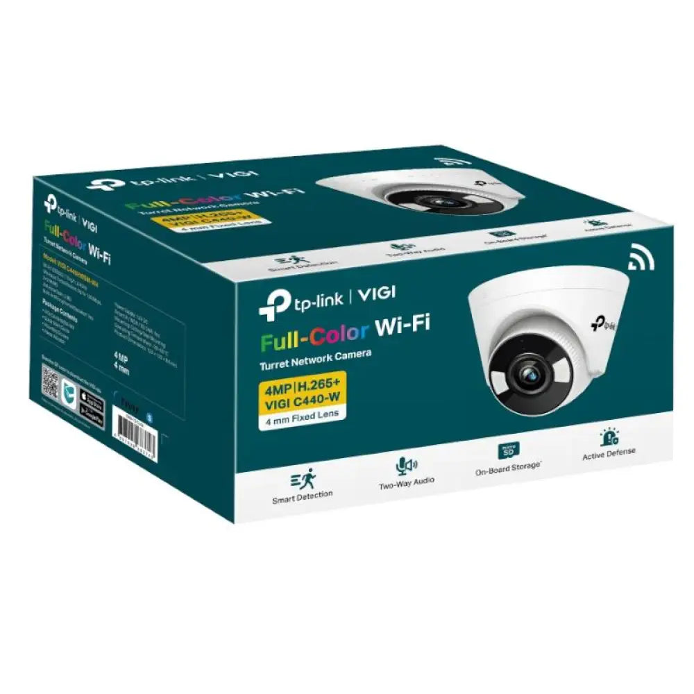 VIGI Cámara IP Turret C440-W 4MP Plástico FColor W - detalle