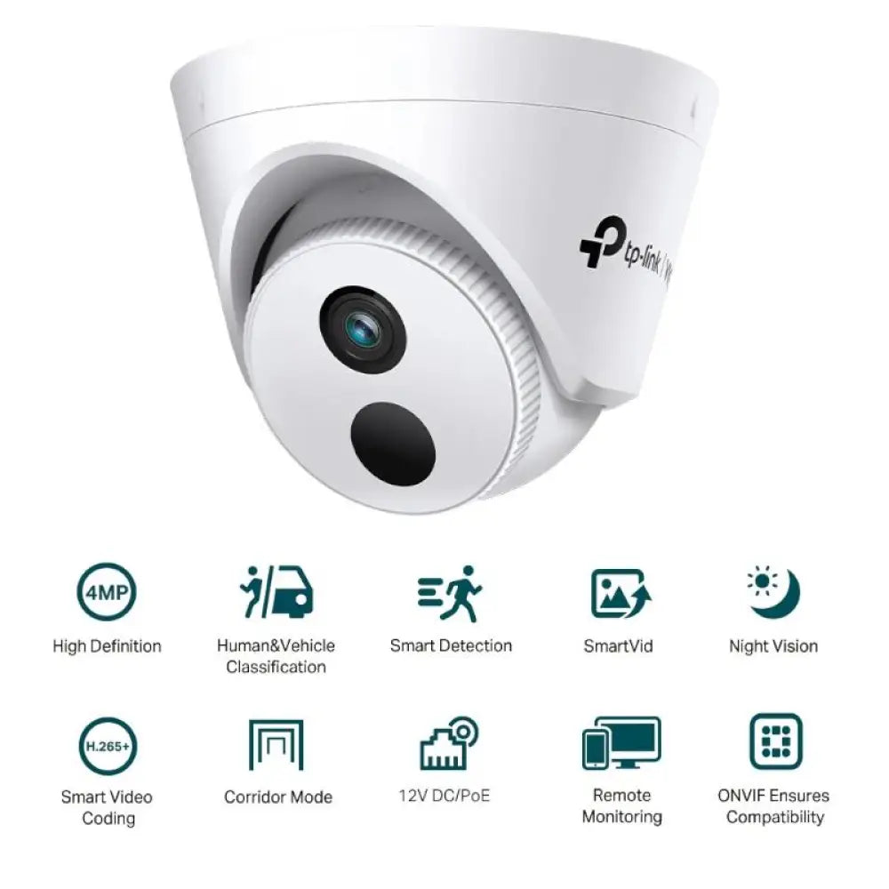 VIGI Cámara IP Turret C440I 4MP Plástico IR 2.8mm - detalle