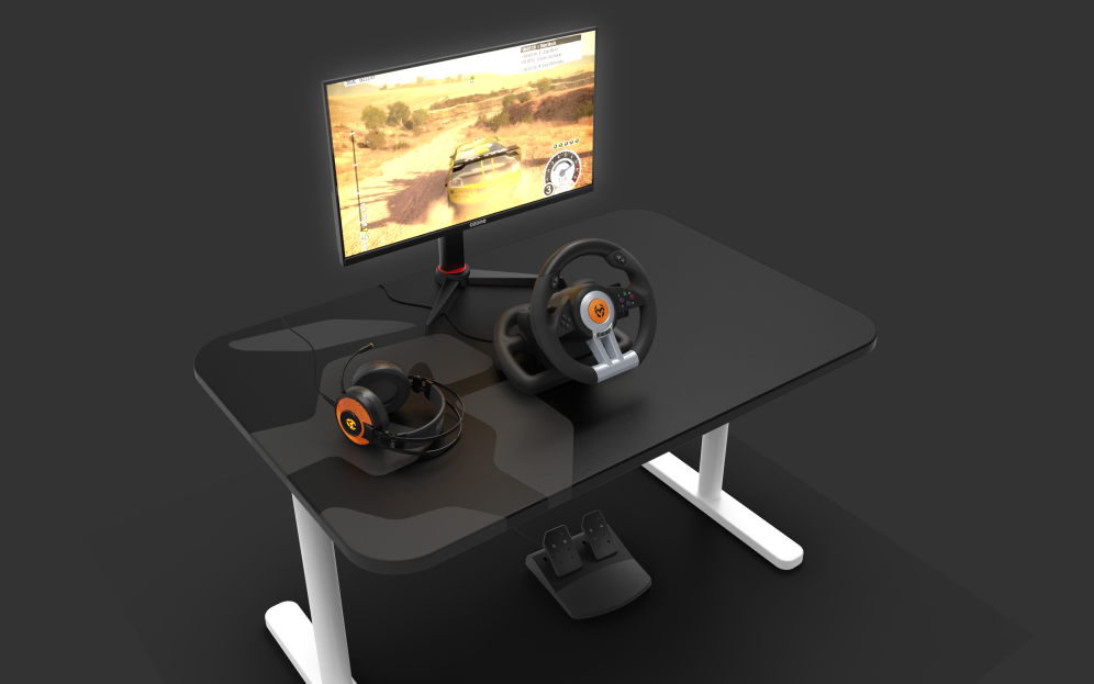 VOLANTE Y PEDALES KROM K-WHEEL MULTIPLATAFORMA (PS4, XBOX ONE,etc) - detalle
