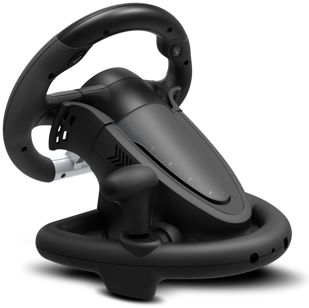 VOLANTE Y PEDALES KROM K-WHEEL MULTIPLATAFORMA (PS4, XBOX ONE,etc) - detalle