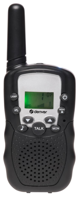 WALKIE TALKIE DENVER PARA NIÑOS CON DOS UNIDADES INCLUIDAS - detalle