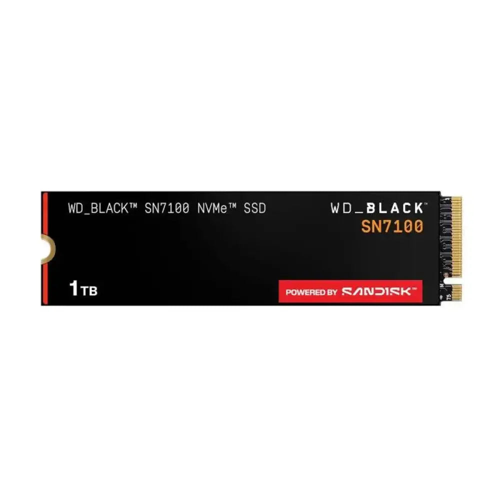 WD Black SN7100 SSD 1TB PCIe Gen4x4 7250MB-s - detalle