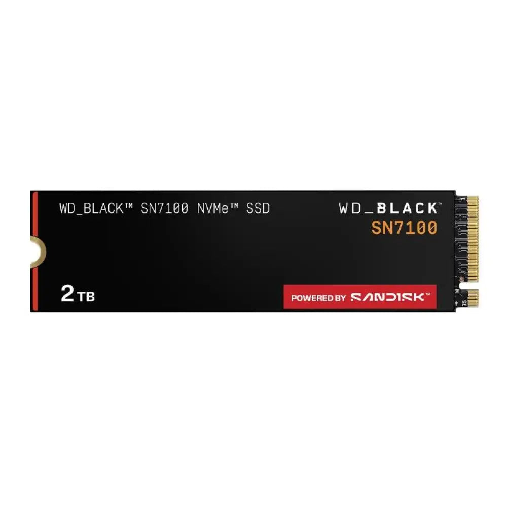 WD Black SN7100 SSD 2TB PCIe Gen4x4 7250MB-s - detalle