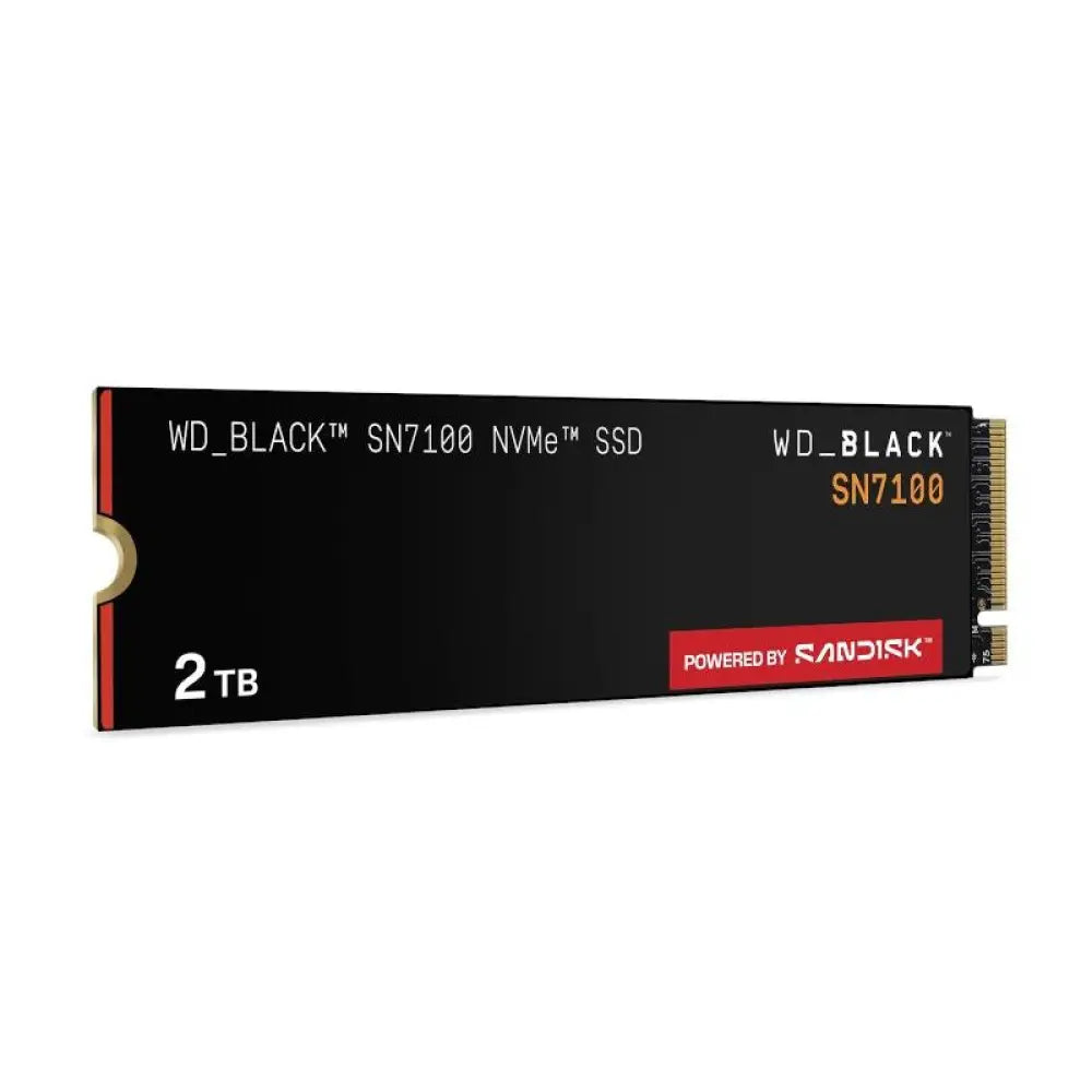 WD Black SN7100 SSD 2TB PCIe Gen4x4 7250MB-s - detalle