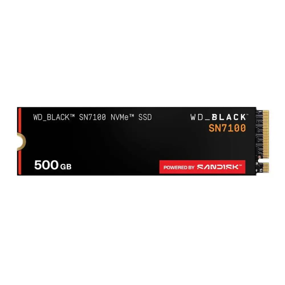 WD Black SN7100 SSD 500GB PCIe Gen4x4 6800MB-s - detalle