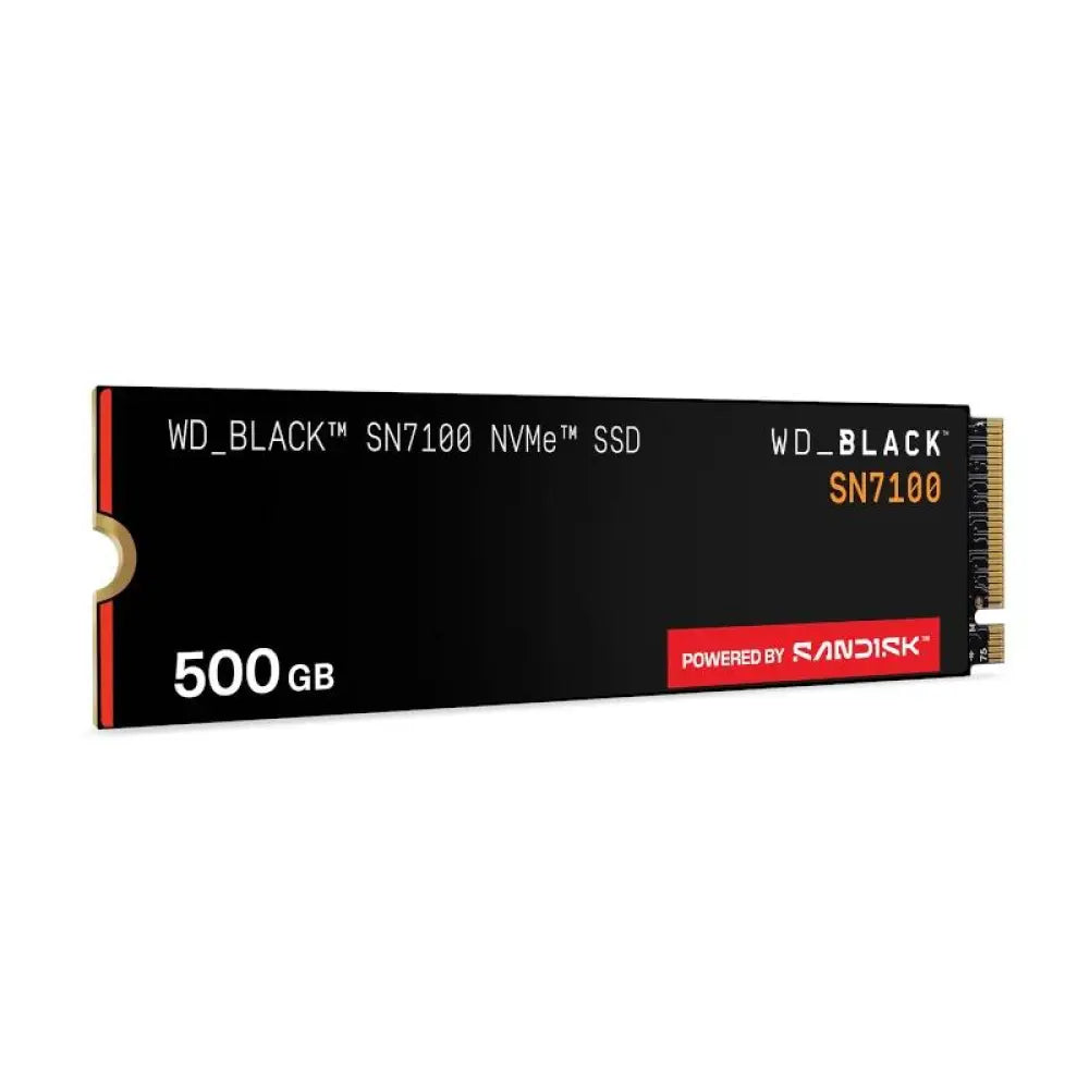 WD Black SN7100 SSD 500GB PCIe Gen4x4 6800MB-s - detalle