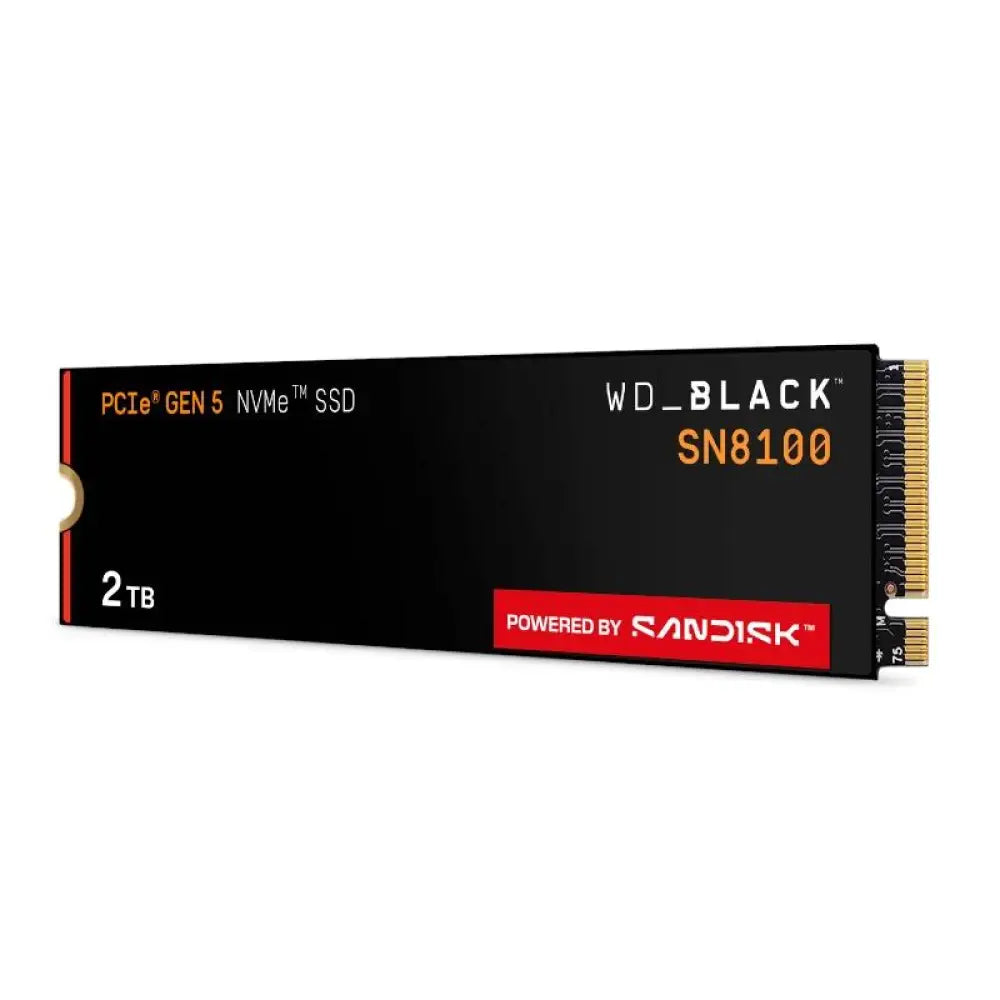 WD Black SN8100 SSD 2TB PCIe Gen5x4 14900 MB-s - detalle