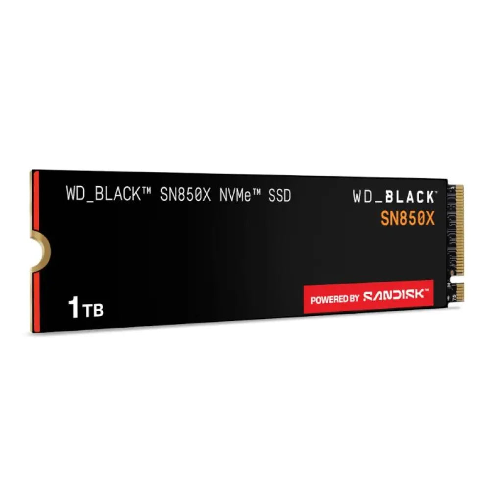 WD Black SN850X WDS100T2X0E SSD 1TB PCIe Gen4 NVMe - detalle