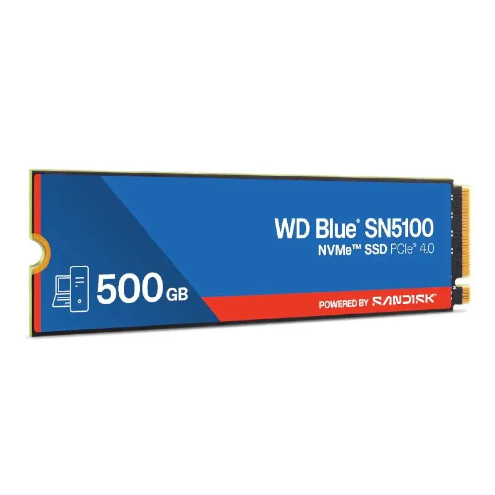 WD Blue SN5100 SSD 500GB NVMe Gen4 6600MB-s - detalle