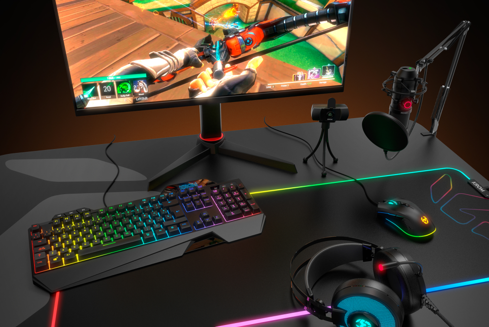 WEBCAM GAMING KROM KAM FHD 1920X1080PX NEGRA - detalle