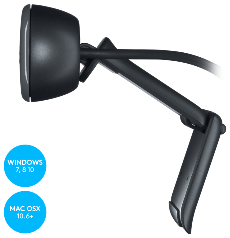 WEBCAM LOGITECH C270 HD 1280X720PX NEGRA - detalle