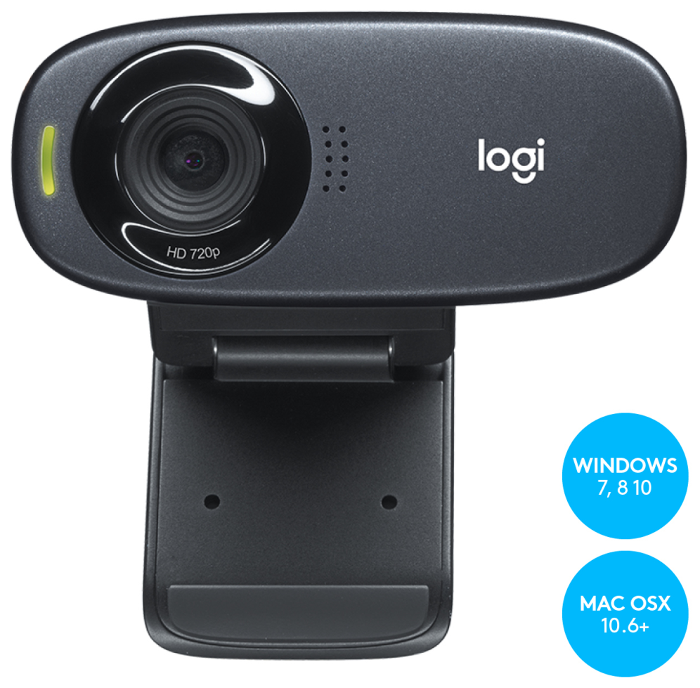 WEBCAM LOGITECH C310 HD 1280X720PX NEGRA - detalle