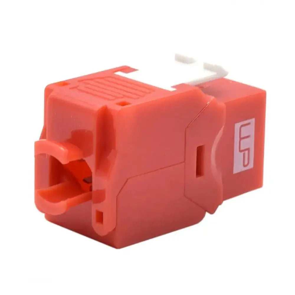 WP Keystone Cat. 6a UTP RJ45/Hembra  Rojo - detalle