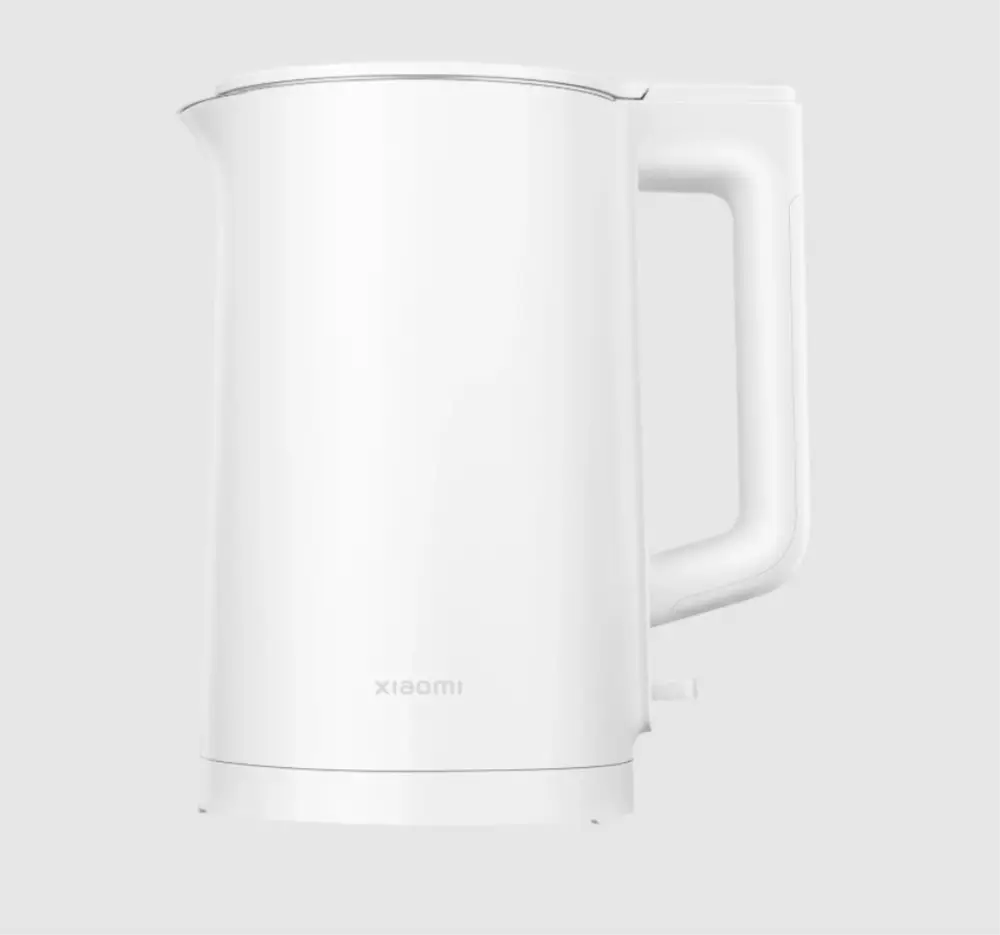 Hervidor de agua Xiaomi 2 Lite de 1.5 L y 1500 W en color blanco, con diseño compacto y mango ergonómico.