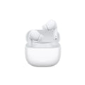 Auriculares Xiaomi Redmi Buds 8 Lite blancos con micrófono, diseño compacto y auriculares inalámbricos en la imagen