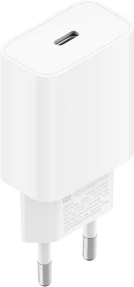 Xiaomi Mi 20W Consola de juegos portátil. Smartphone. Tableta Blanco Corriente alterna Carga rápida Interior