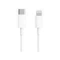Cable Xiaomi Mi de tipo C a Lightning de 1m en color blanco, compatible con dispositivos Apple y con certificación MFi.