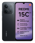 Xiaomi Redmi 15C 5G 17.5 cm (6.9") Ranura híbrida Dual SIM USB Tipo C 4 GB 256 GB 6000 mAh Negro