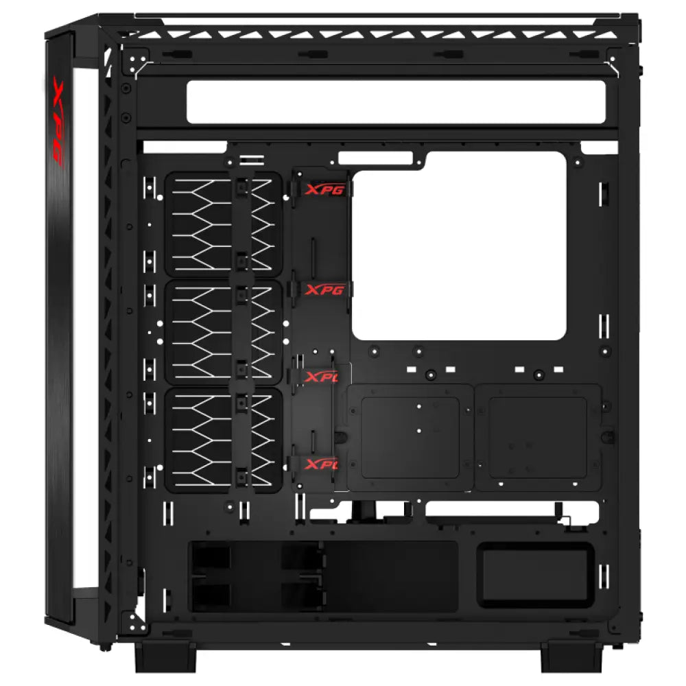 XPG BATTLECRUISER II ST Midi Tower Negro - detalle
