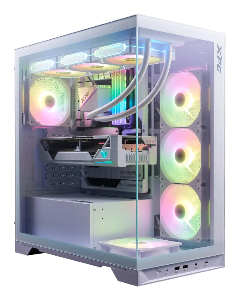 XPG Invader X BTF Midi Tower Blanco - detalle