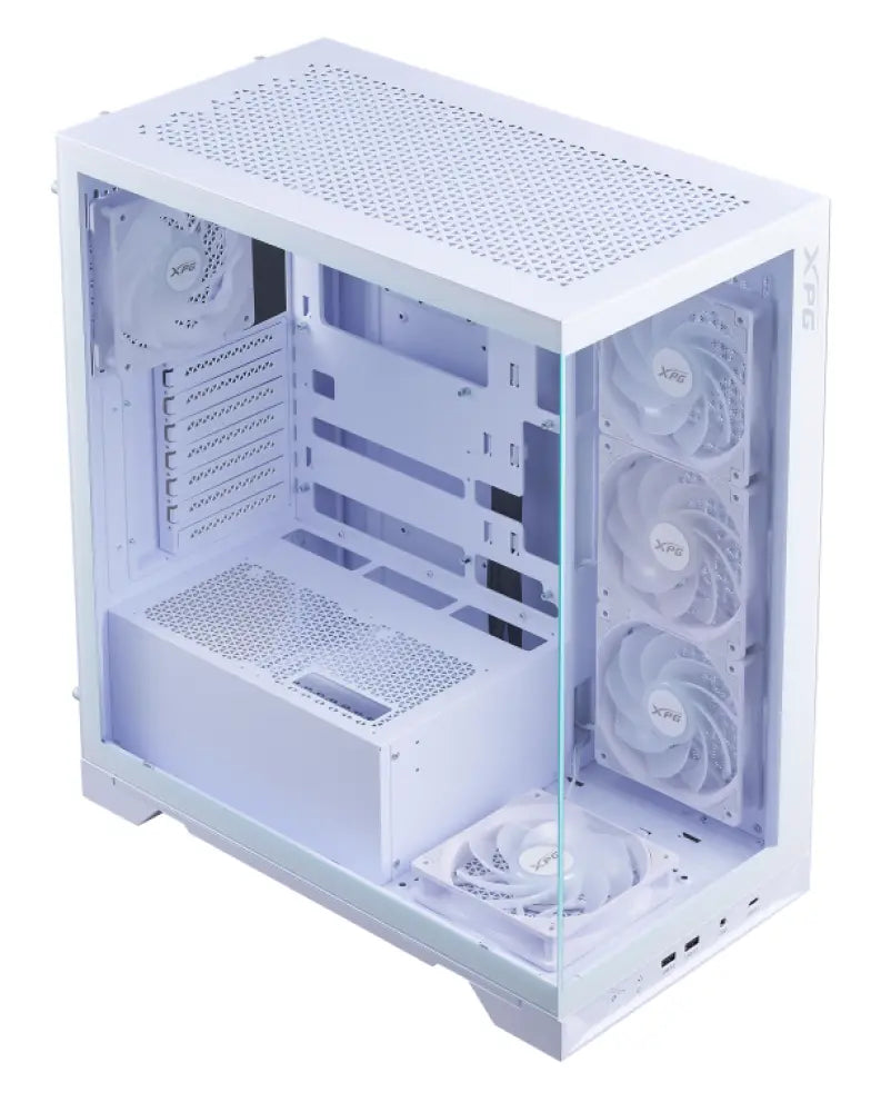 XPG Invader X BTF Midi Tower Blanco - detalle