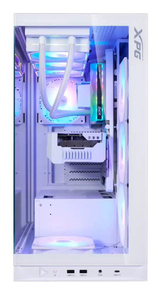 XPG Invader X BTF Midi Tower Blanco - detalle