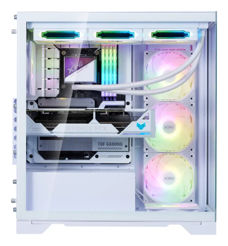 XPG Invader X BTF Midi Tower Blanco - detalle