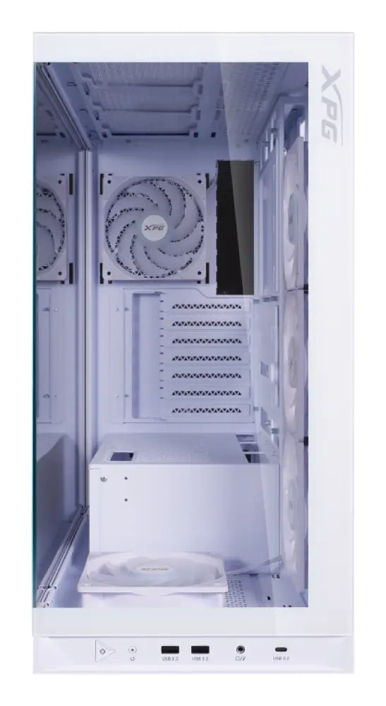 XPG Invader X BTF Midi Tower Blanco - detalle