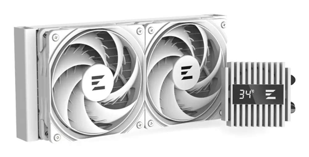 Zalman ALPHA2 A24 WHITE sistema de refrigeración para ordenador Procesador Sistema de refrigeración líquida todo en uno 12 cm Blanco - detalle