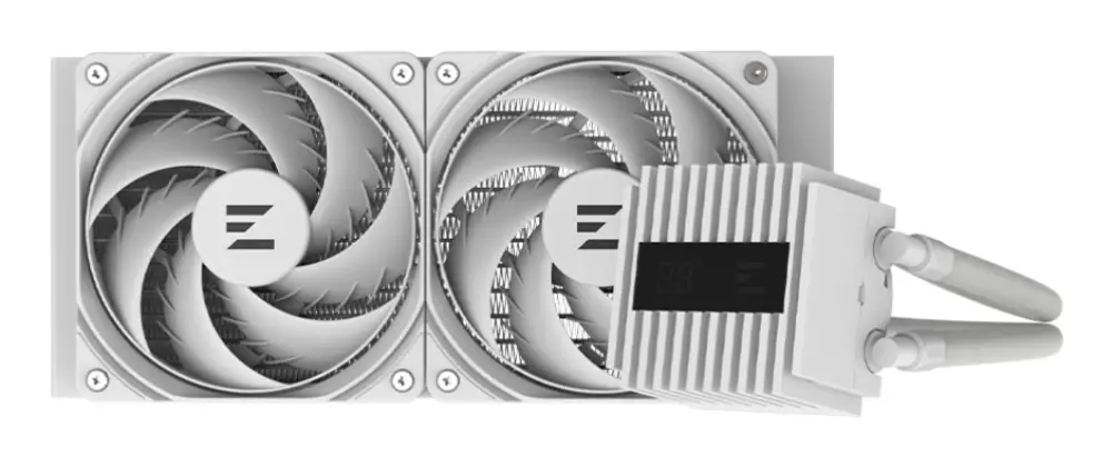 Zalman ALPHA2 A24 WHITE sistema de refrigeración para ordenador Procesador Sistema de refrigeración líquida todo en uno 12 cm Blanco - detalle