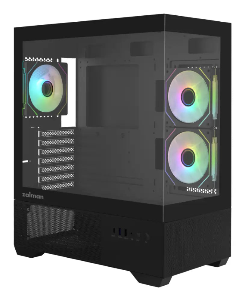 Zalman CHRONIX BLACK Midi Tower Negro - detalle