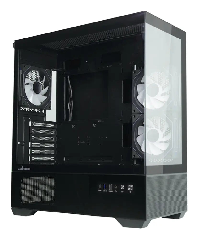Zalman CHRONIX BLACK Midi Tower Negro - detalle