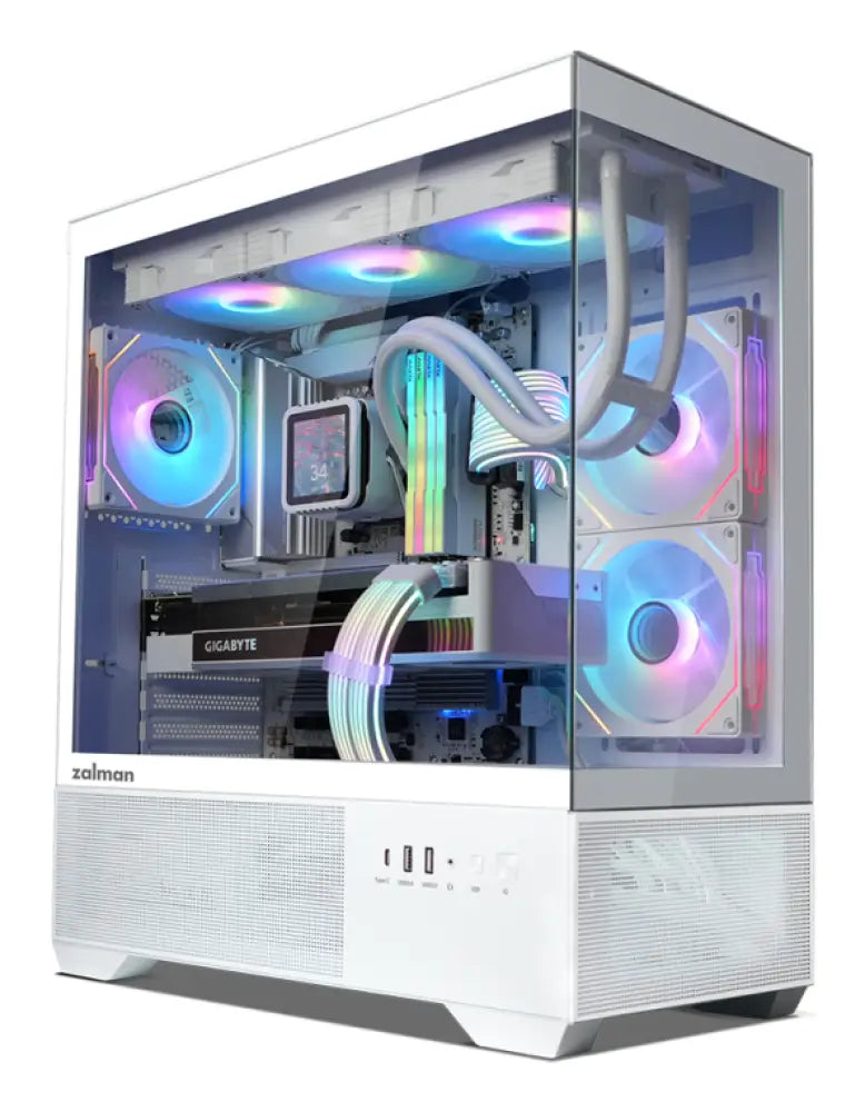 Zalman CHRONIX WHITE Midi Tower Blanco - detalle