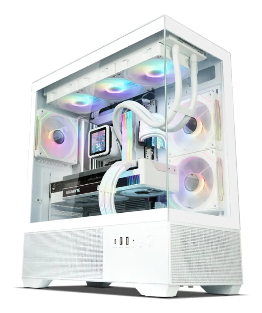Zalman CHRONIX WHITE Midi Tower Blanco - detalle
