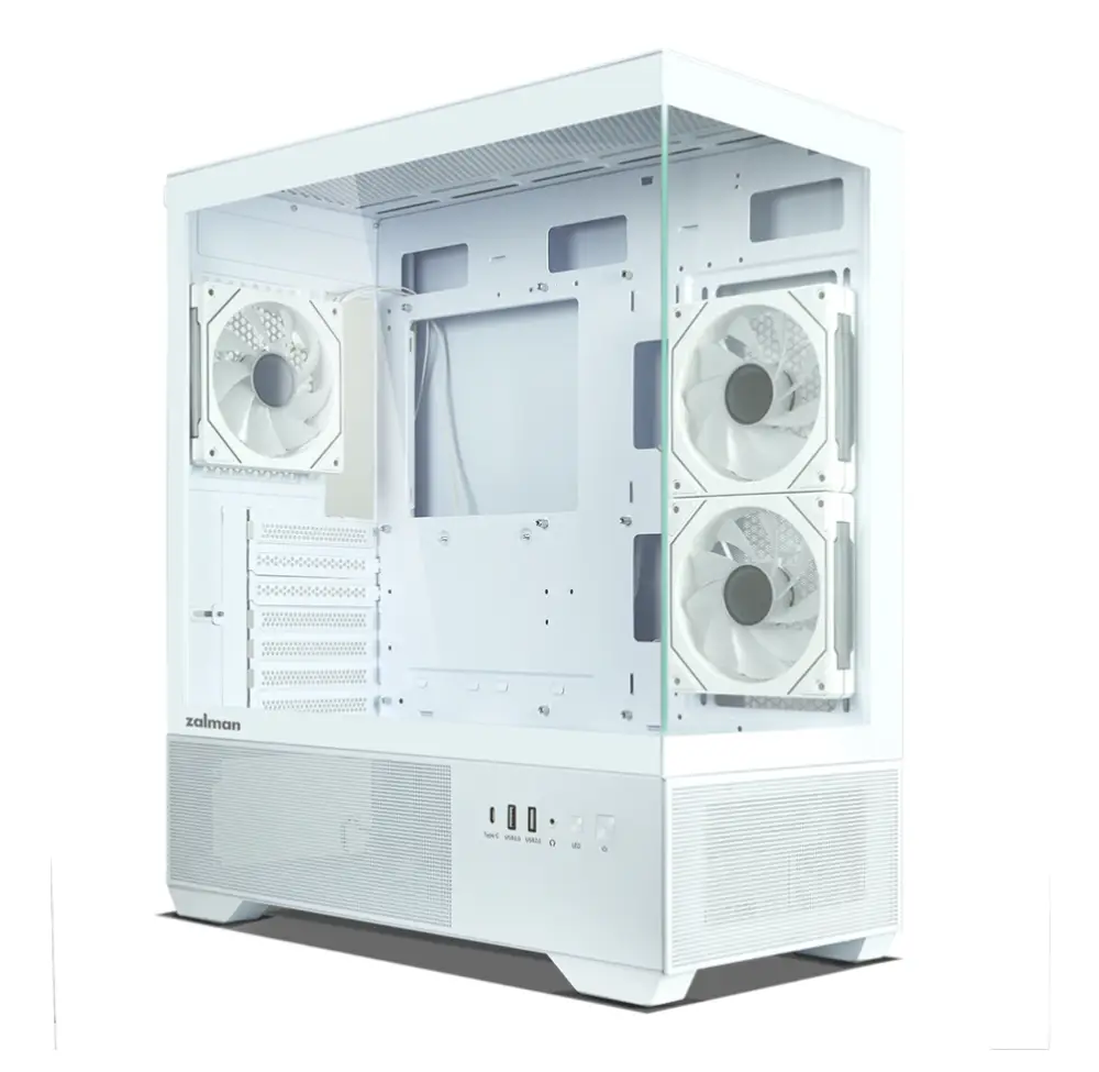 Zalman CHRONIX WHITE Midi Tower Blanco - detalle