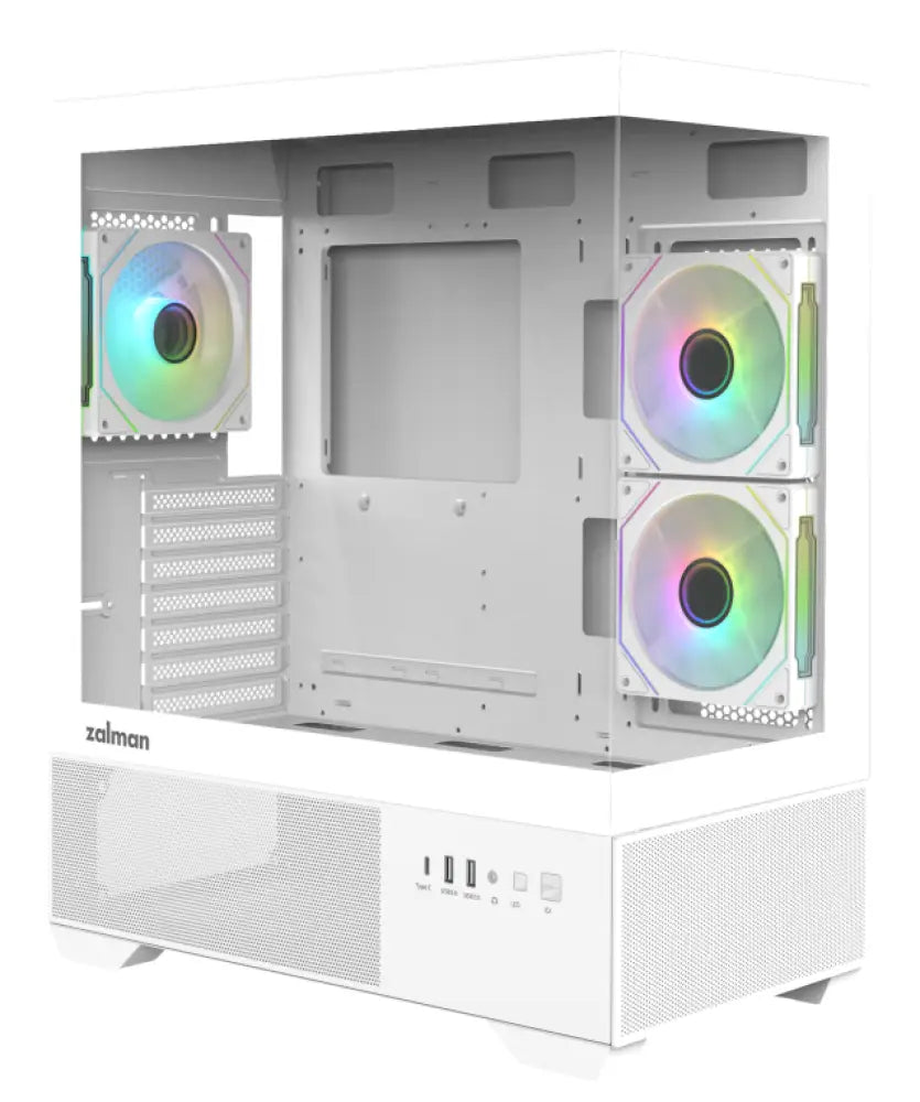 Zalman CHRONIX WHITE Midi Tower Blanco - detalle
