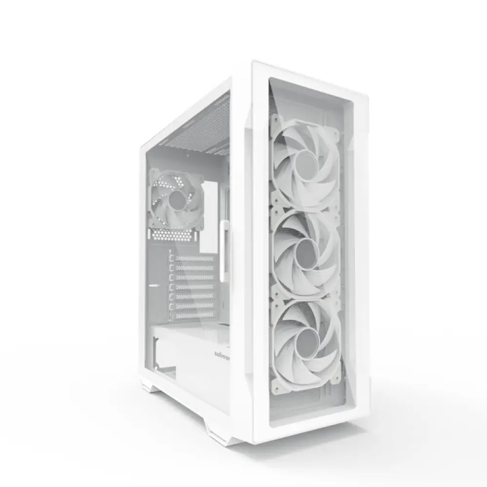 Zalman I3 NEO TG WHITE carcasa de ordenador Midi Tower Blanco - detalle