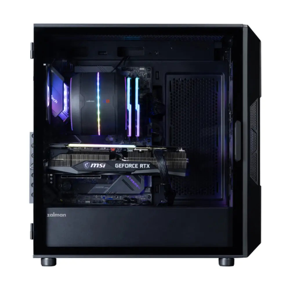 Zalman I3 NEO V2 BLACK carcasa de ordenador Midi Tower Negro - detalle