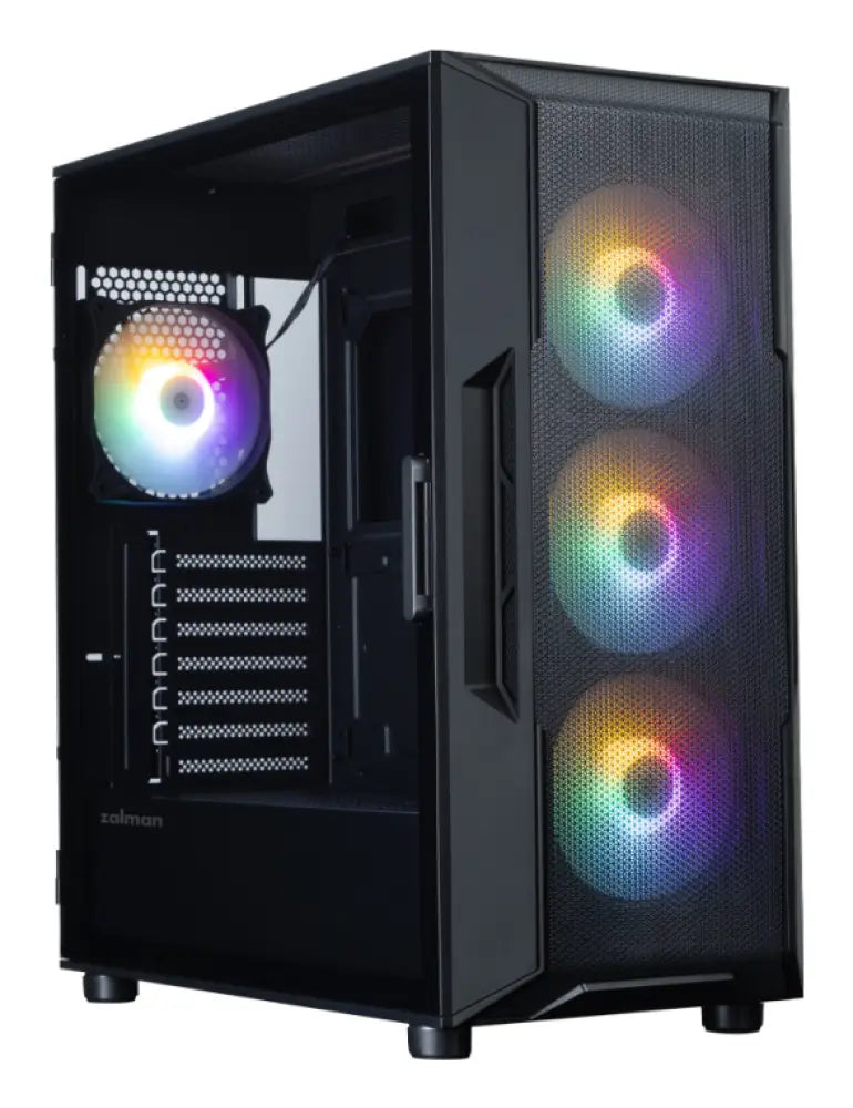 Zalman I3 NEO V2 BLACK carcasa de ordenador Midi Tower Negro - detalle