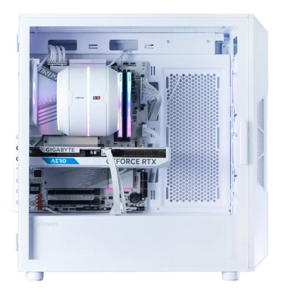 Zalman I3 NEO V2 WHITE carcasa de ordenador Midi Tower Blanco - detalle