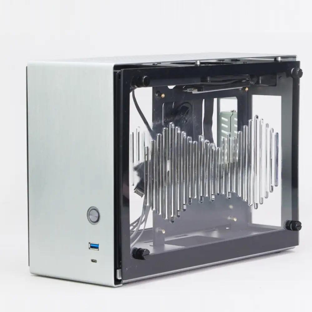 Zalman M2 Mini-Silver Mini Tower Plata - detalle