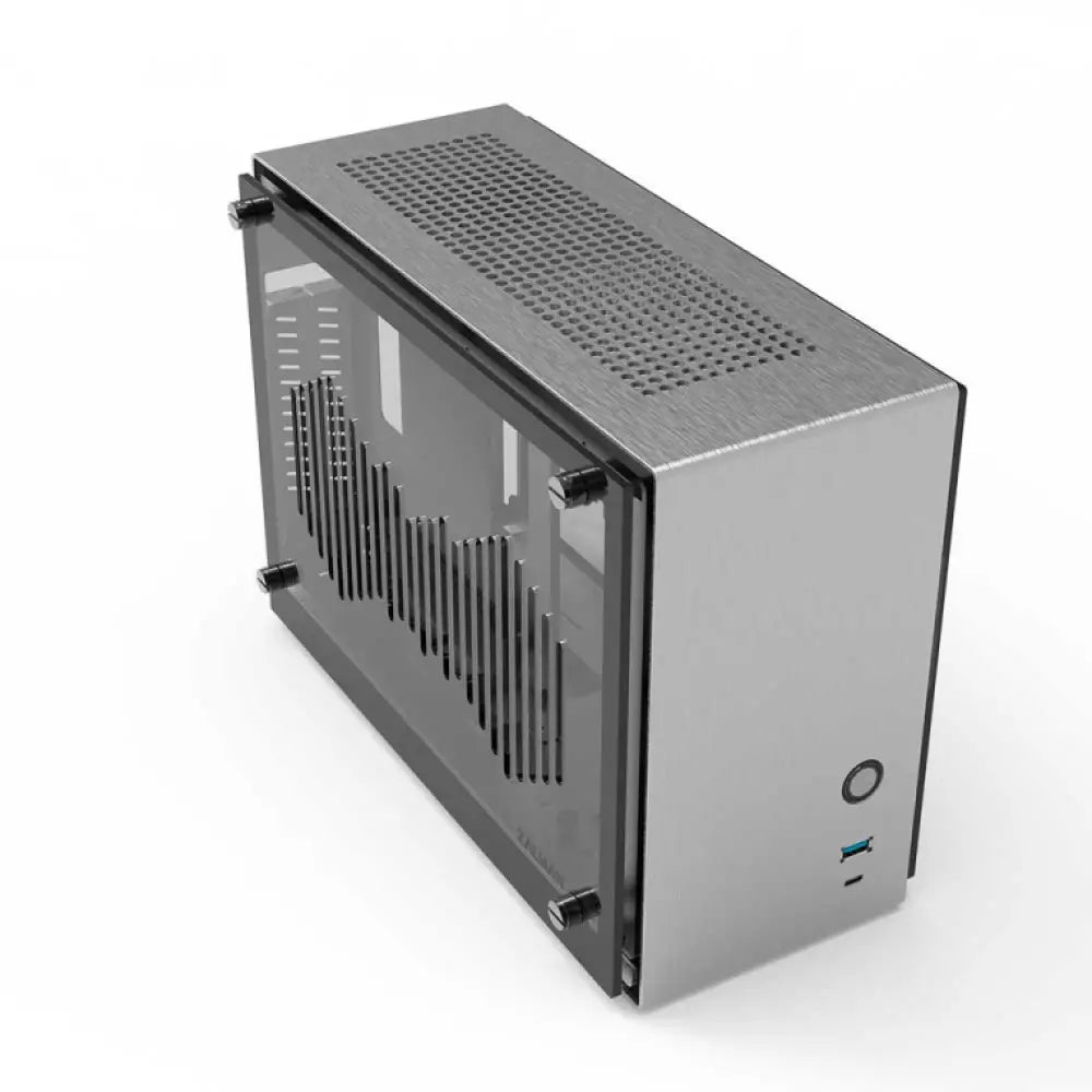 Zalman M2 Mini-Silver Mini Tower Plata - detalle